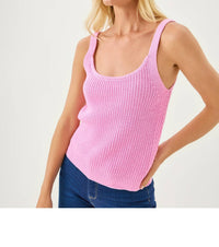 Lilly Pulitzer Bristow Sweater Tank Top in pink bliss - women's tank top