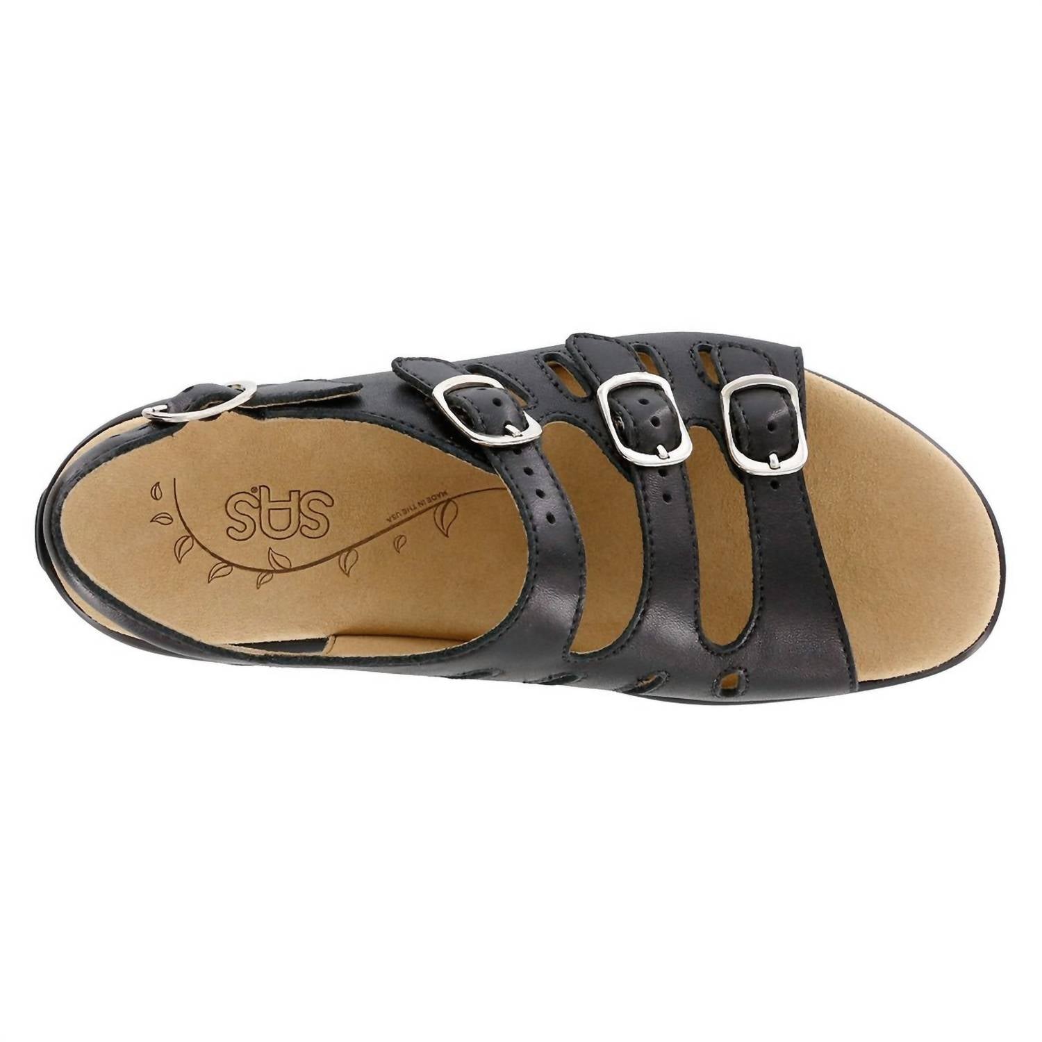 SAS Women's Slingback Sandal in black - women's sandal - alternate view