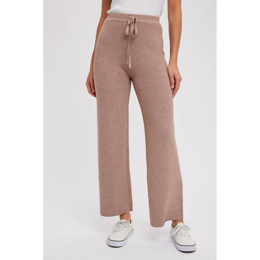 Bluivy - Ribbed Sweater Knit Pants