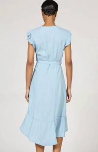 Dear John Denim - Anahi Wrap Front High Low Midi Dress