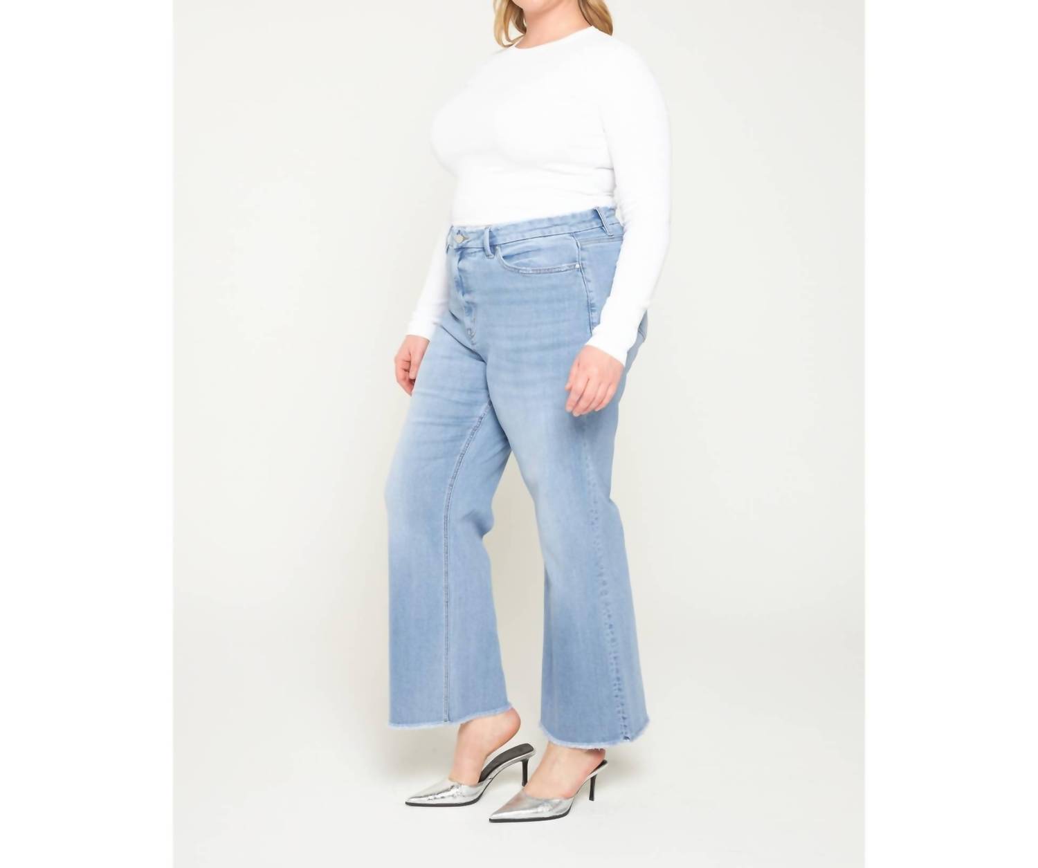 Mica Denim - Curvy Lolas Super Soft Wide Leg Mica Jeans