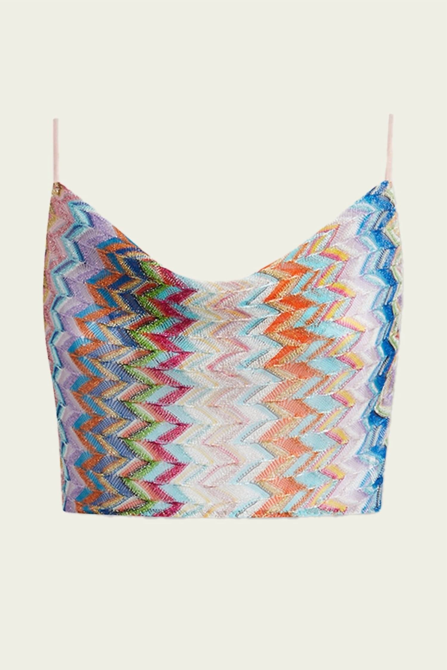 Missoni - Zig-zag Cropped Top