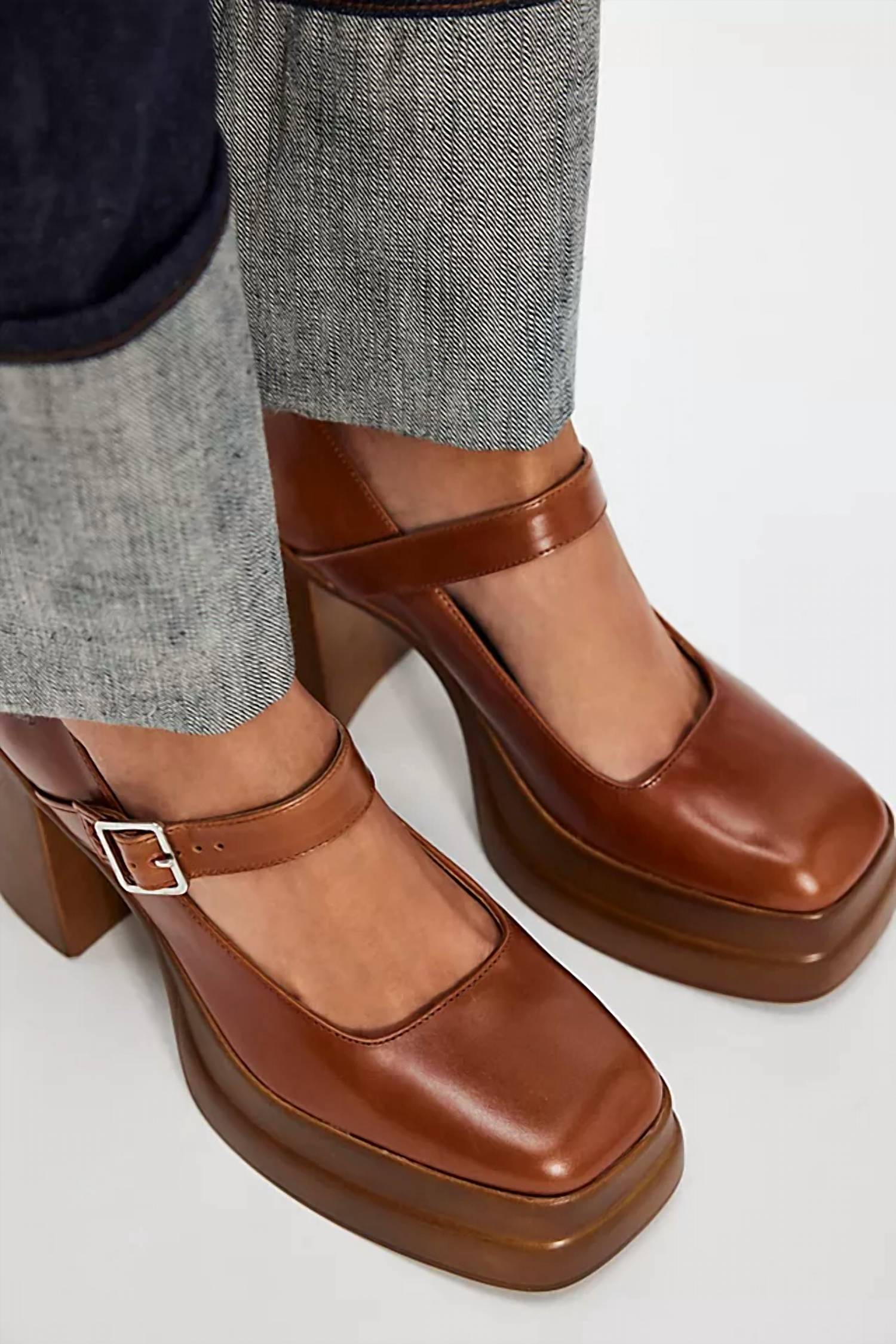 Free People - Women's Marais Mary Jane Heeled Shoes