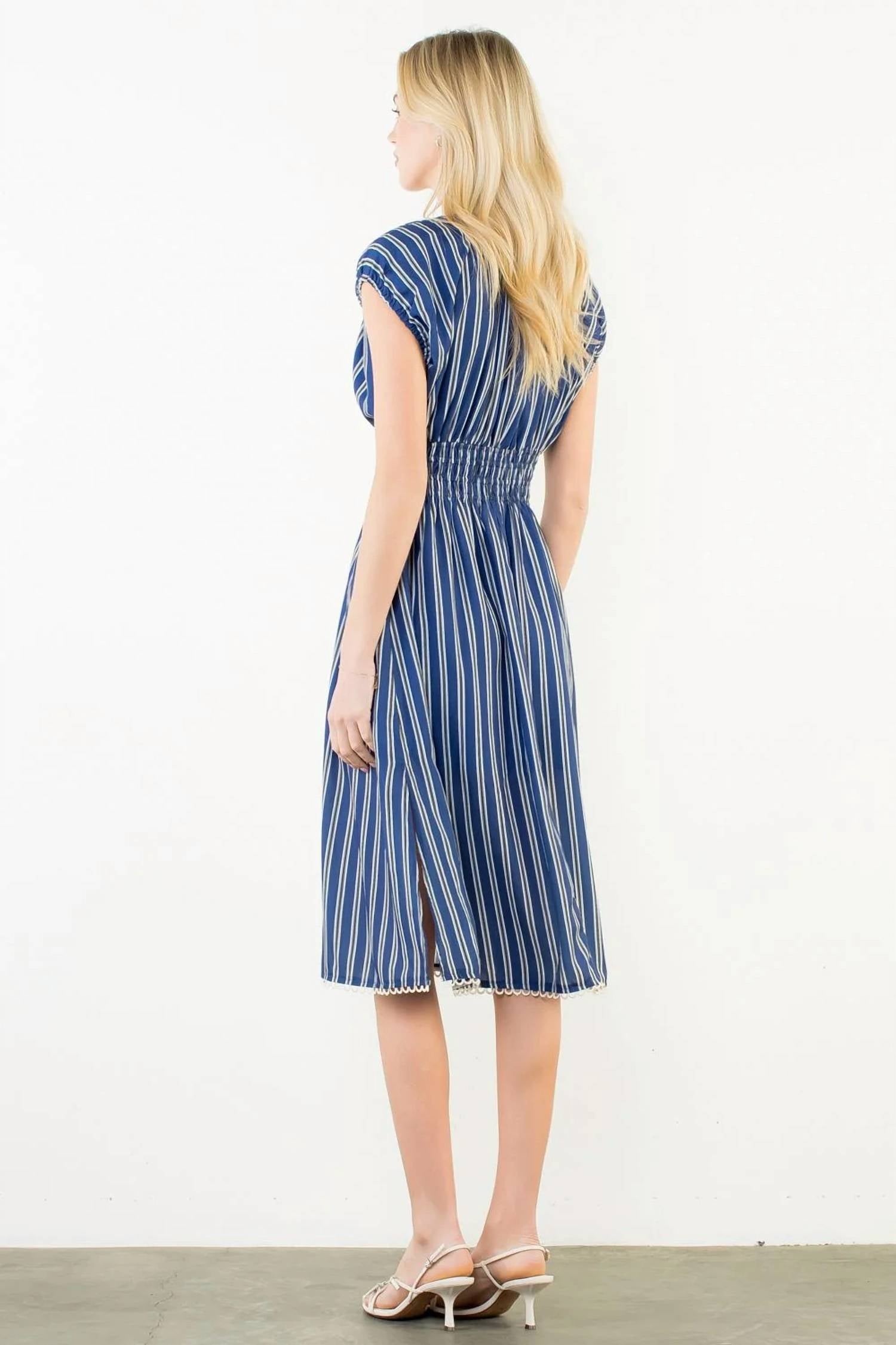 Thml - Emerson Stripe Midi Dress