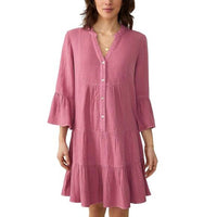 Faherty - Dune Cotton Gauze Kasey Mini Dress