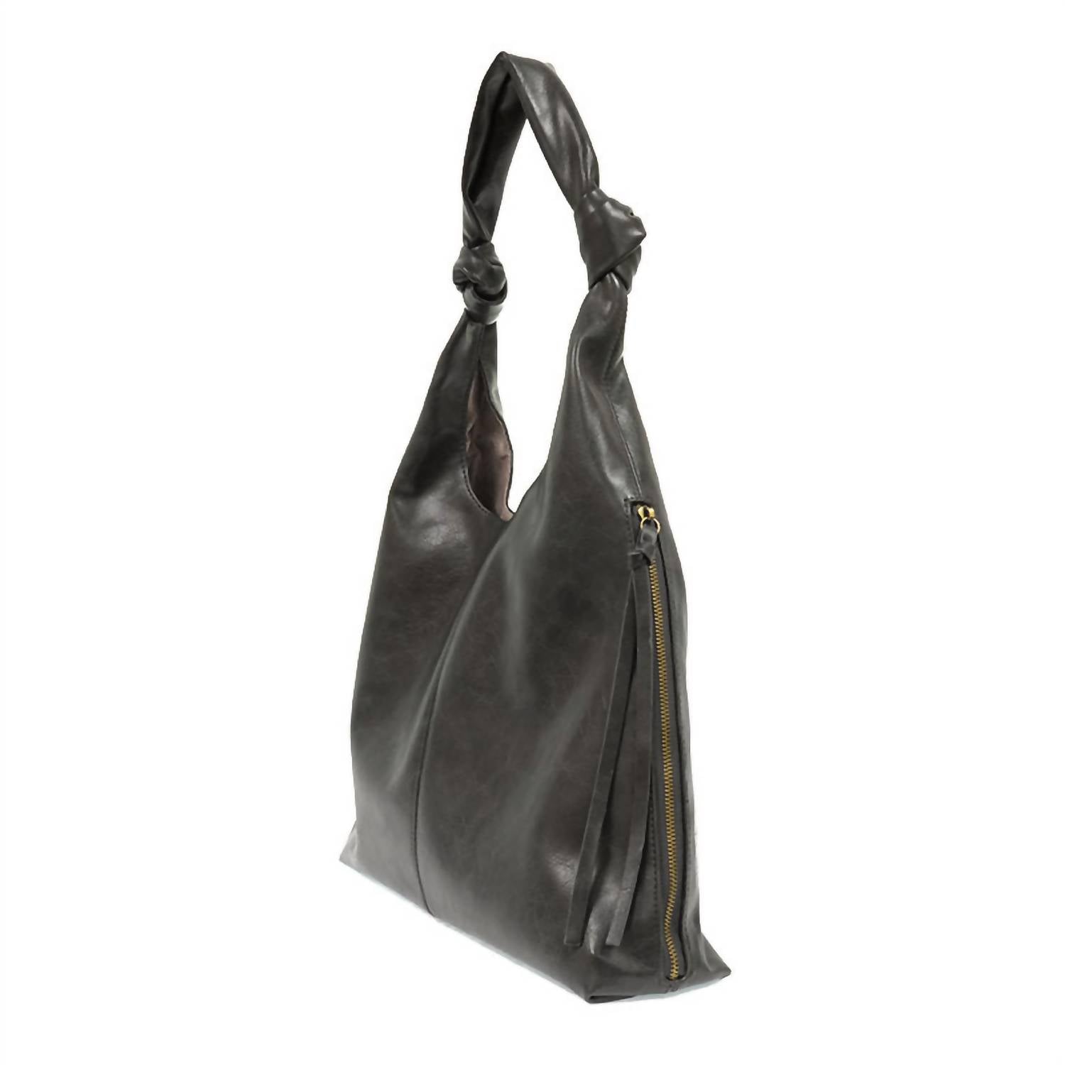 Joy Susan Women's Addie Knot Handle Hobo Bag in brown - women's bag - alternate view