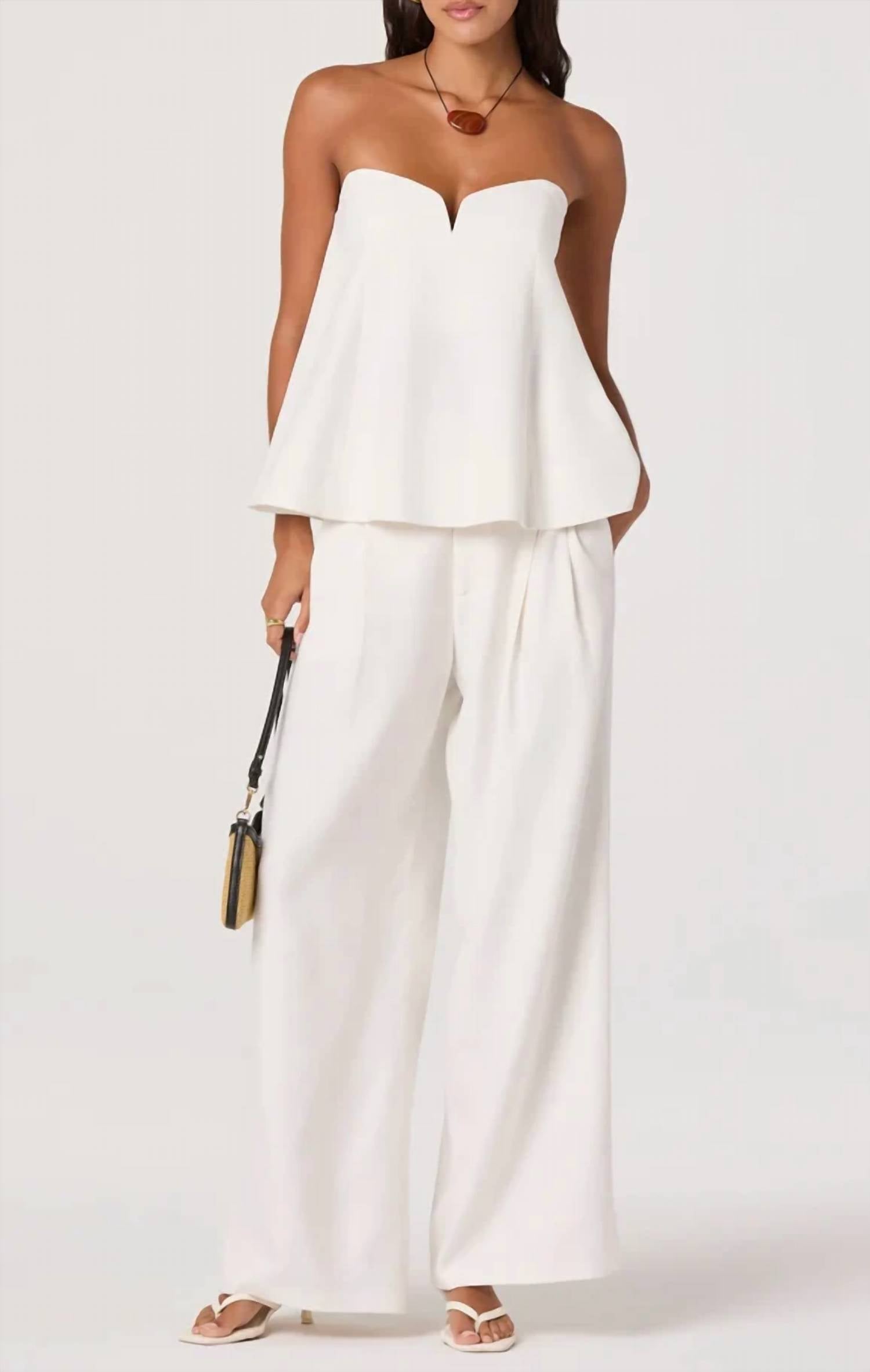 Astr - TALULLA STRAPLESS TOP