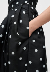 Stine Goya - Quilted Dots Voluminous Midi Dress