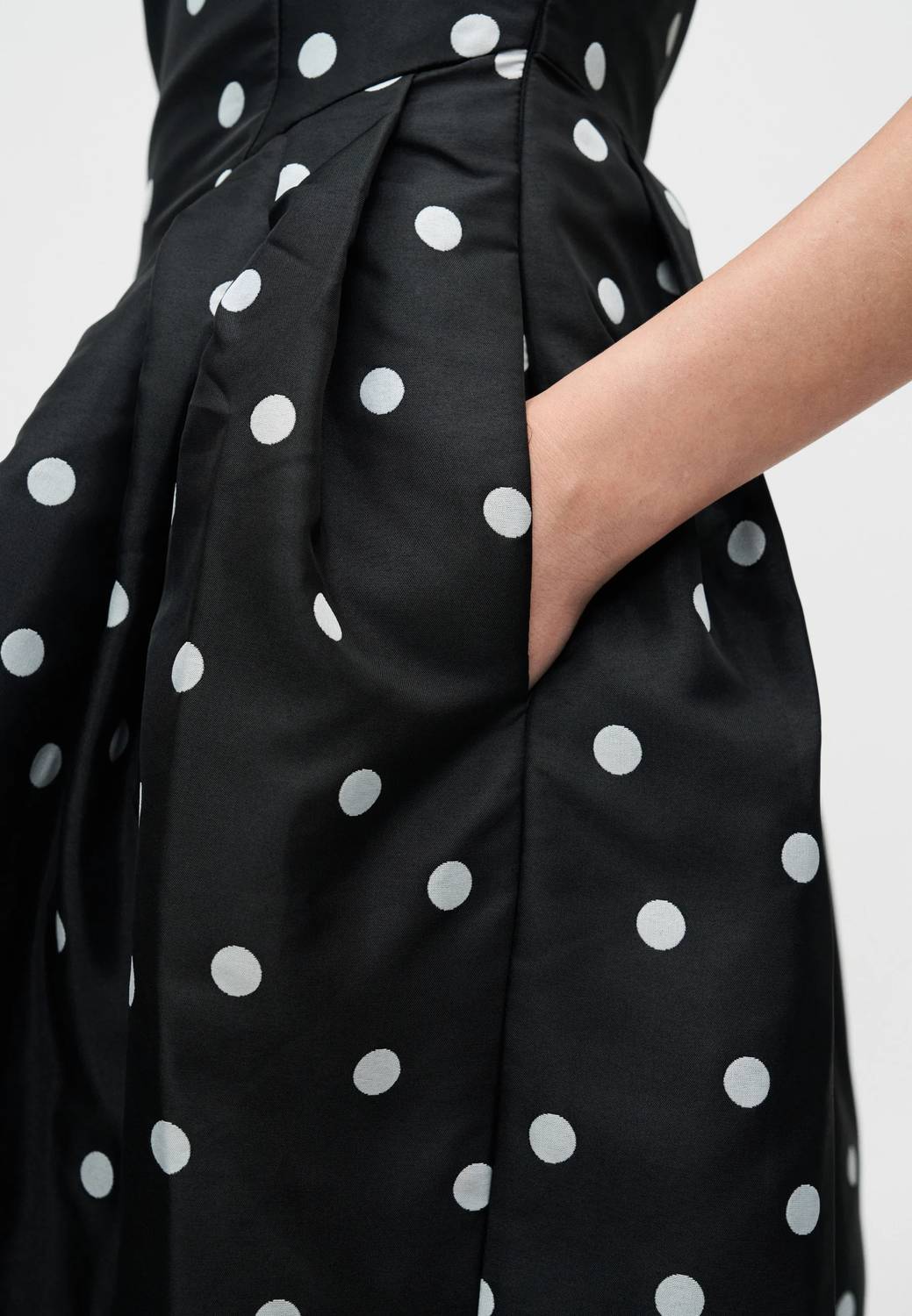 Stine Goya - Quilted Dots Voluminous Midi Dress