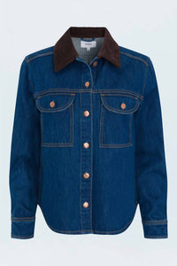 PISTOLA Devon Denim Shacket in infinity - women's jacket - view 6