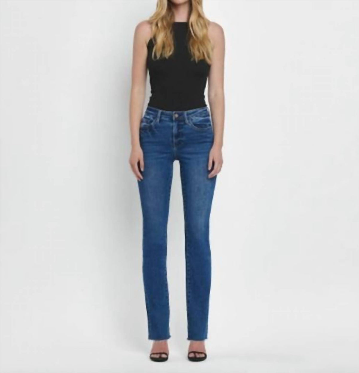 Lovervet - High Rise Slim Bootcut Jeans