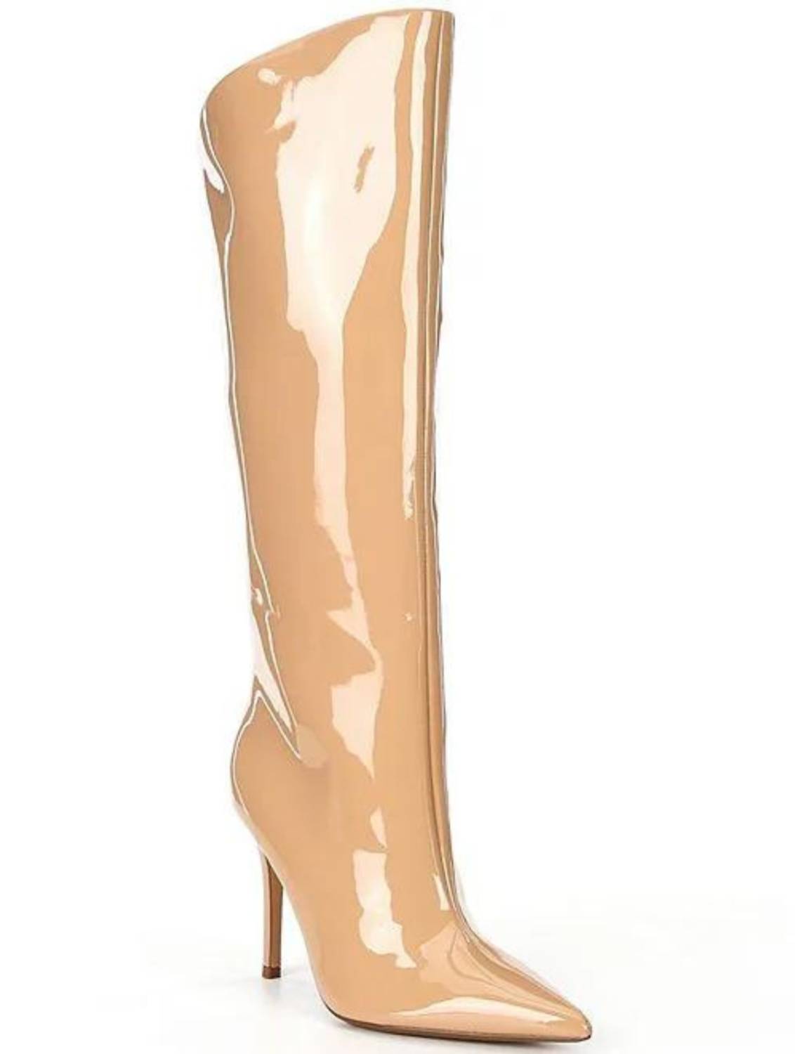 STEVE MADDEN Women's Sarina Heeled Boots in natural - women's shoe