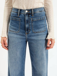 DAZE Far Out High Rise Wide Leg Jeans in vintage city 1 - women's jeans - view 4