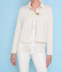 Picadilly - Classic One Button Cardigan