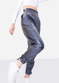 Bsl - Belted Hem Carrot Pants