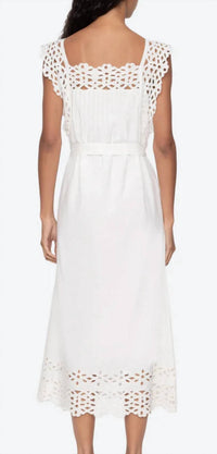 Sea - Leila Eyelet Midi Dress