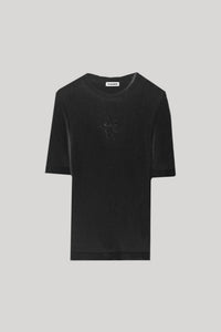 Jil Sander - Women's Viscose Knit Embroidered T-shirt