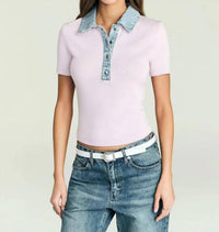 Ser.O.Ya - Erika Short Sleeve Knit Top