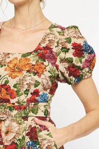 Entro - Ashton Floral Tapestry Romper