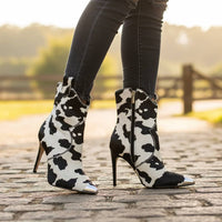 Carrano - Women's Amelia Western Designer Boot With Calf Hair