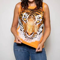 Bomb - Full Face Tiger Tank Top