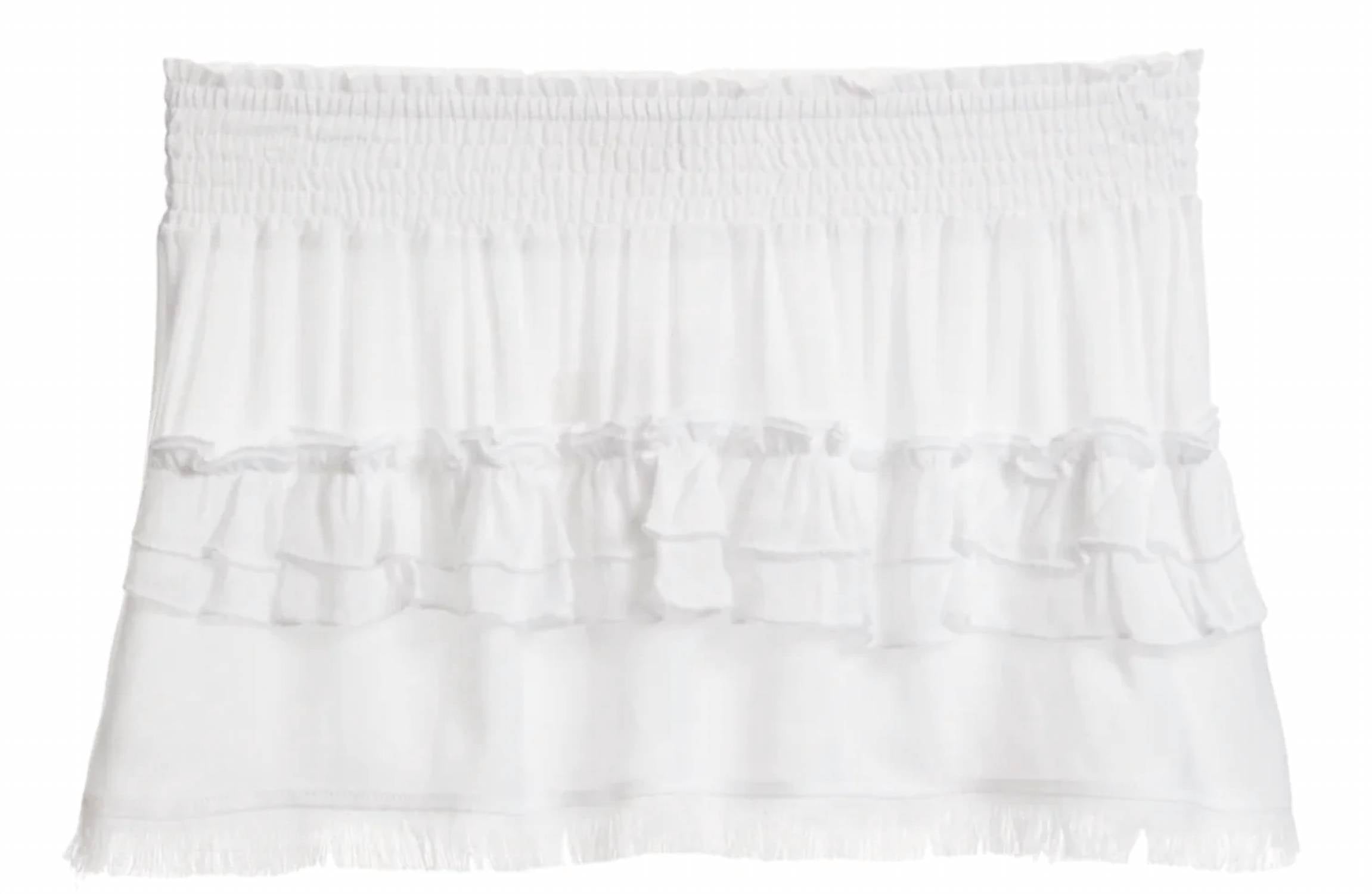 Vintage Havana - Girl's Layered Raw Edged Skirt