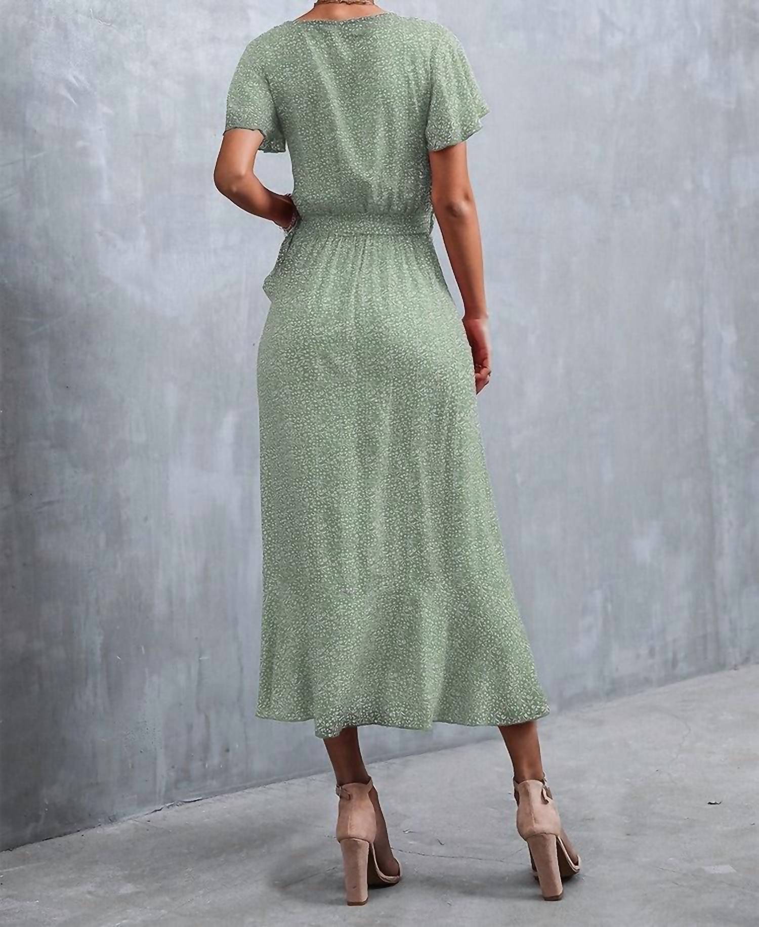 Annva Fashion - Midi Wrap Dress