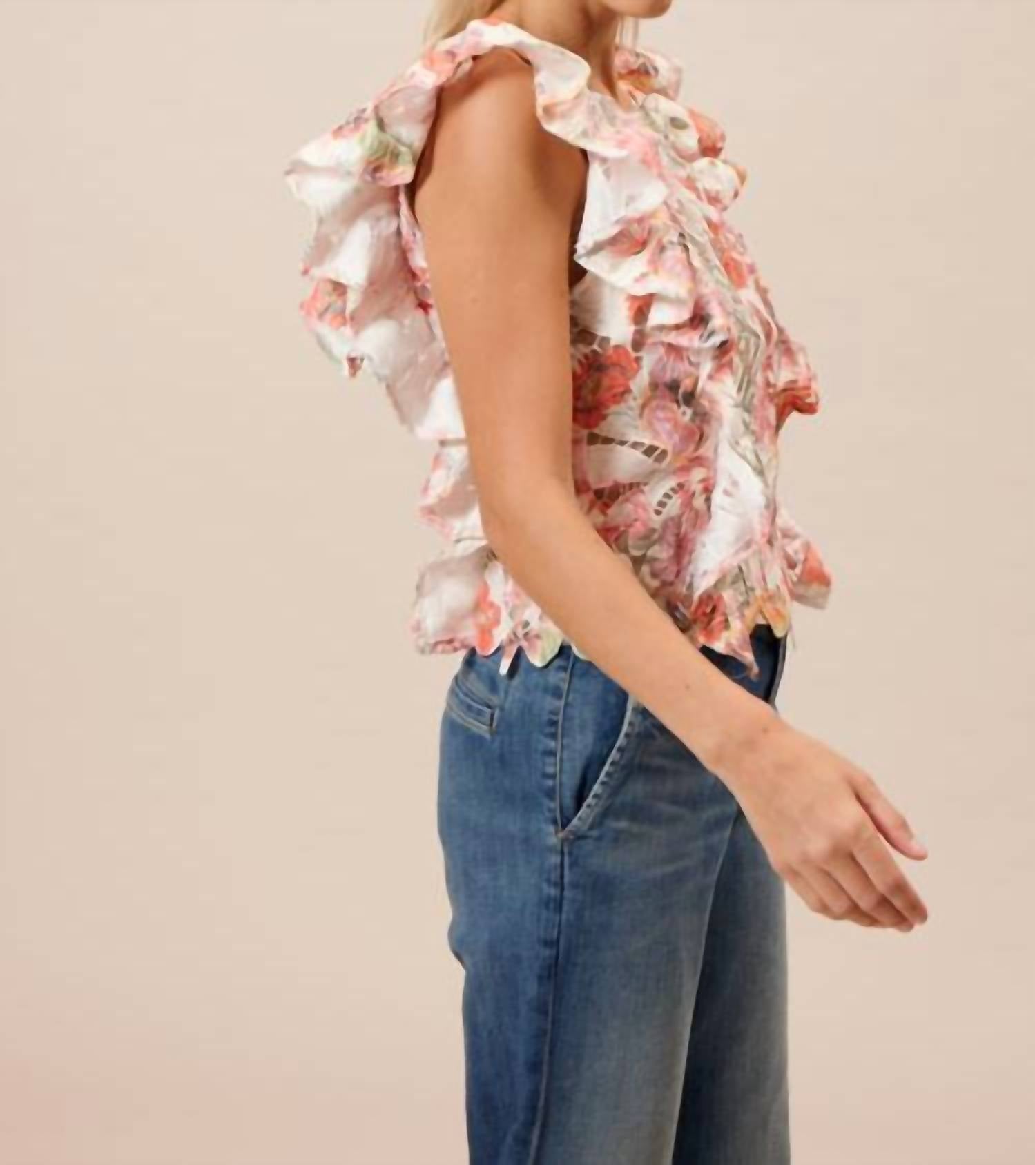 Lucy Paris - Fumi Ruffle Top