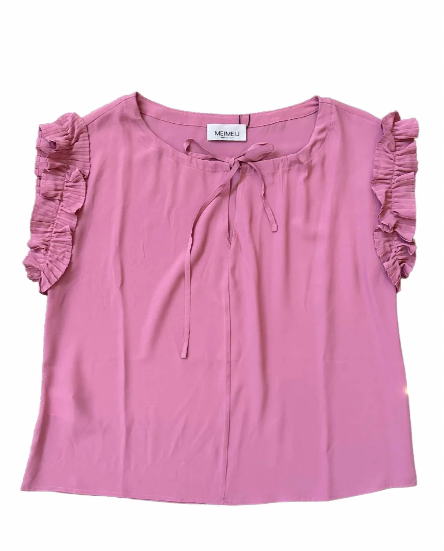 Meimeij - Ruffle Sleeve Blouse