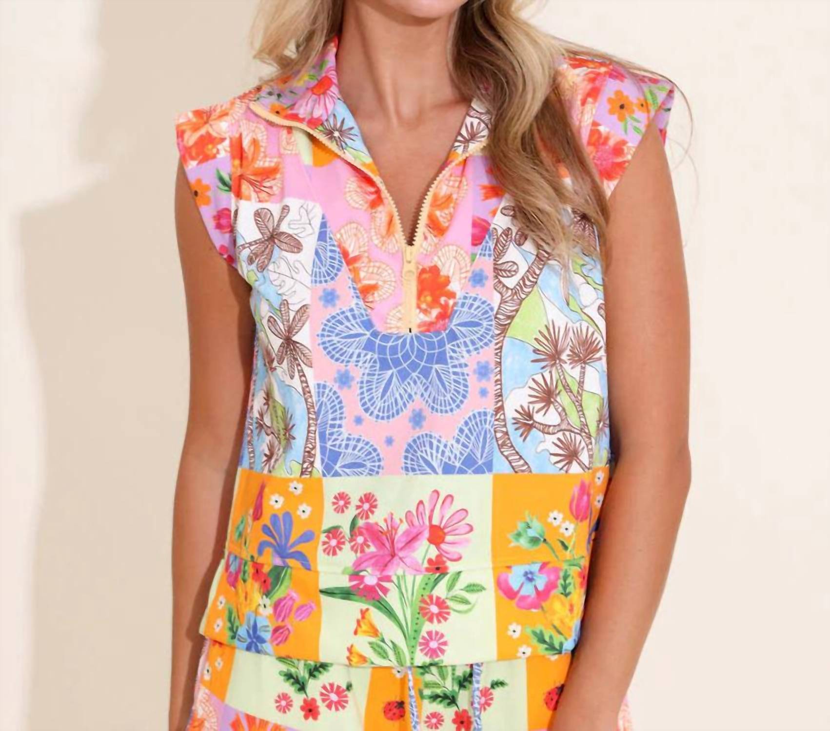 Alden Adair - Floral Sketch Clara Top