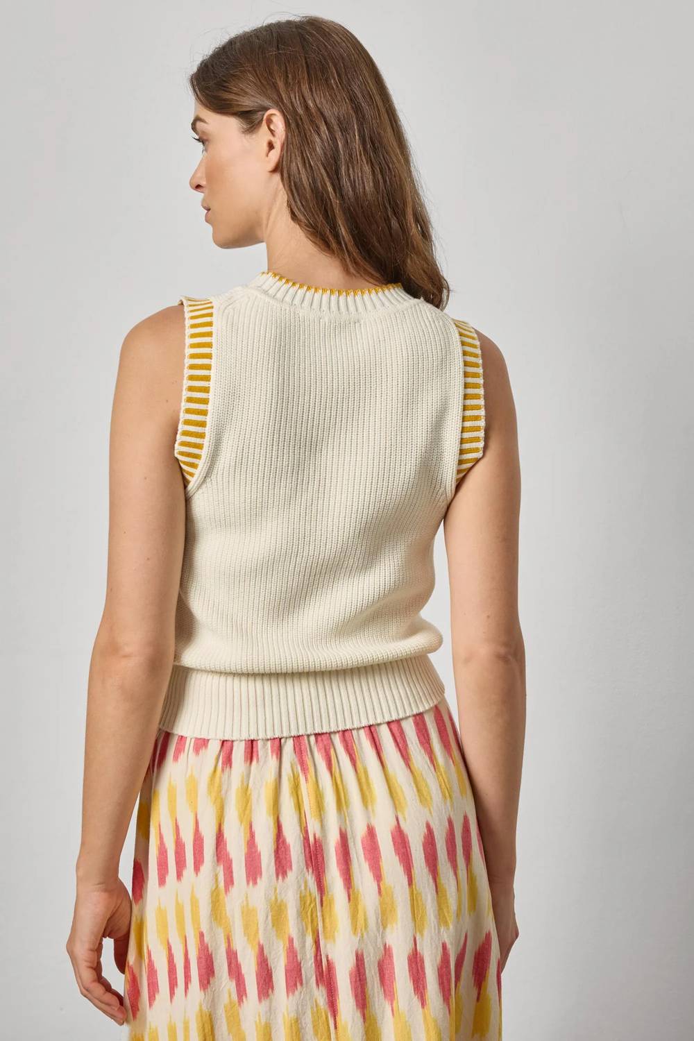 Lilla P - Sleeveless Crewneck Sweater