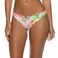 Luli Fama - Opulent Eden Seamless Ruched Full Back Bikini Bottom