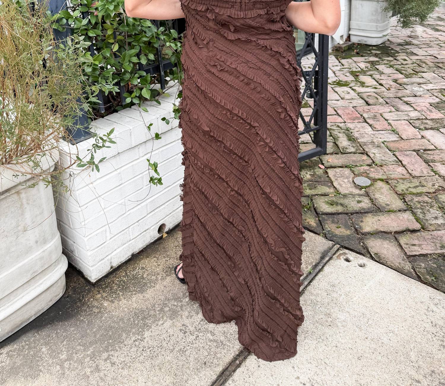 2.7 August Apparel - Ripple Effect Maxi Dress