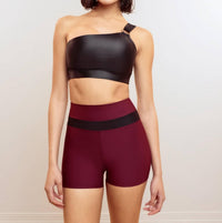 HEROINE SPORT O-bra One-shoulder Sports Bra in black - women's intimate