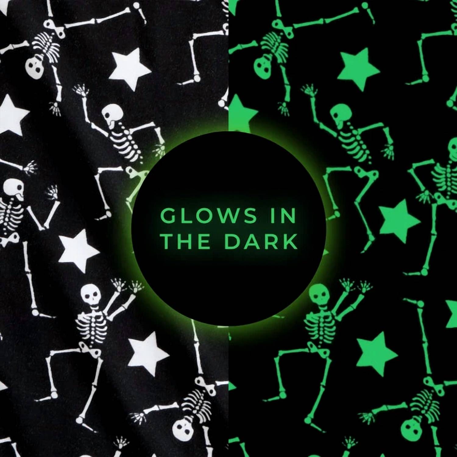 Posh Peanut - Girls Funny Bones Glow In The Dark Twirl Dress