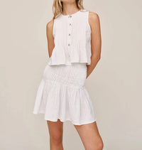Bella Dahl - Sleeveless Pintuck Top