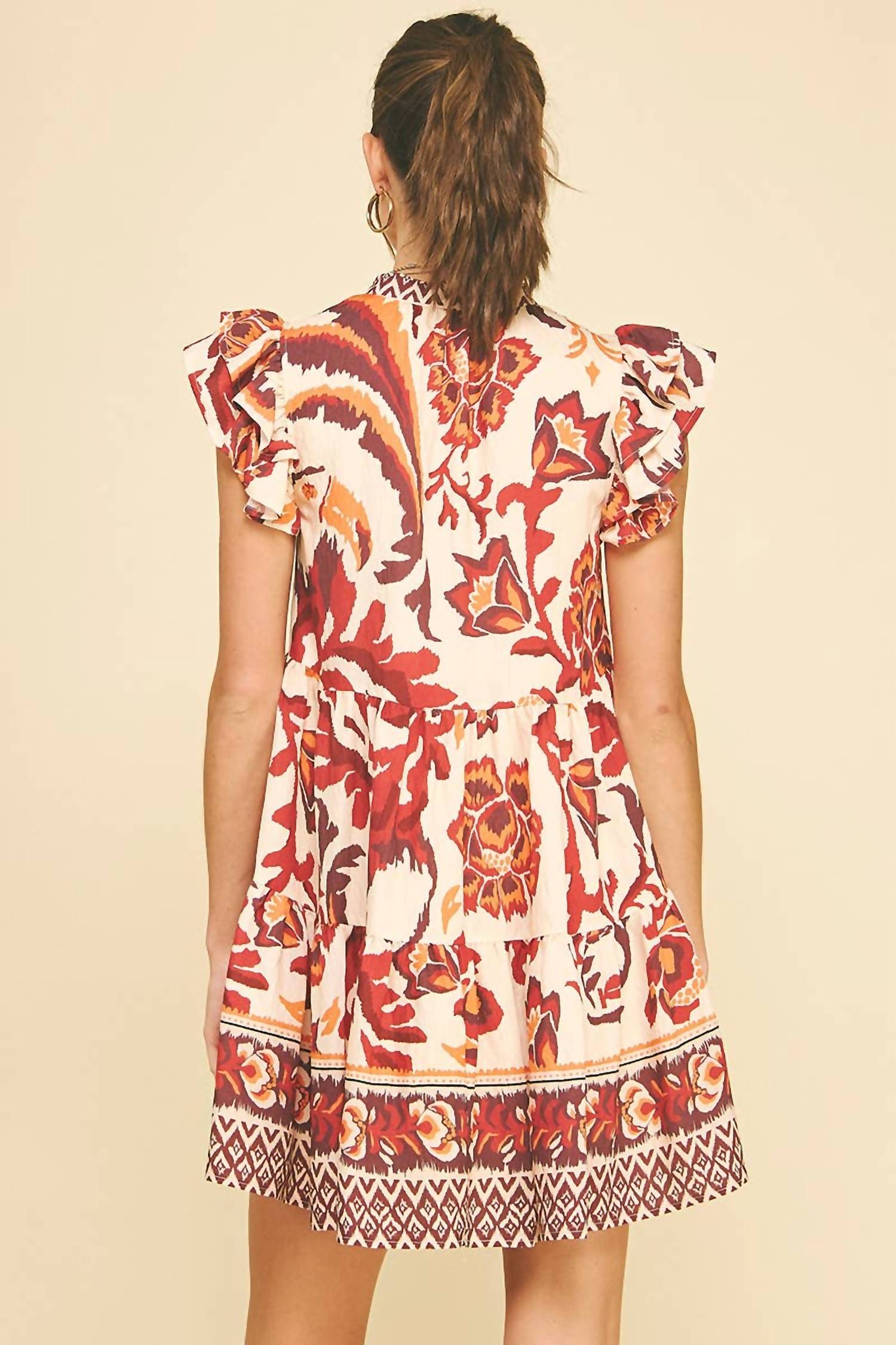 Pinch - Contrast Floral Mini Dress