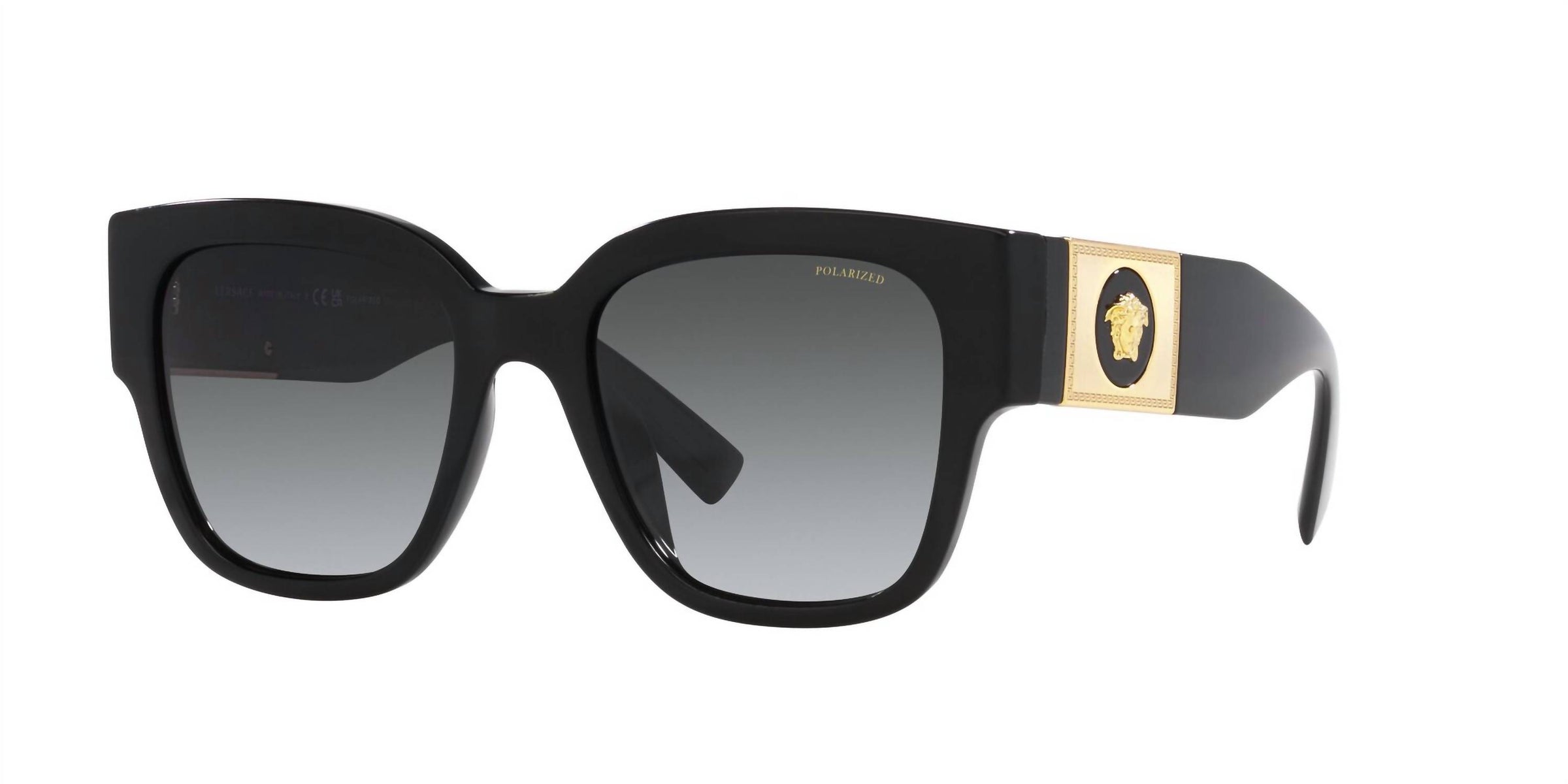 Versace - Woman's Full Rim Square Polarized Sunglasses 4437u - Gb1 - T3