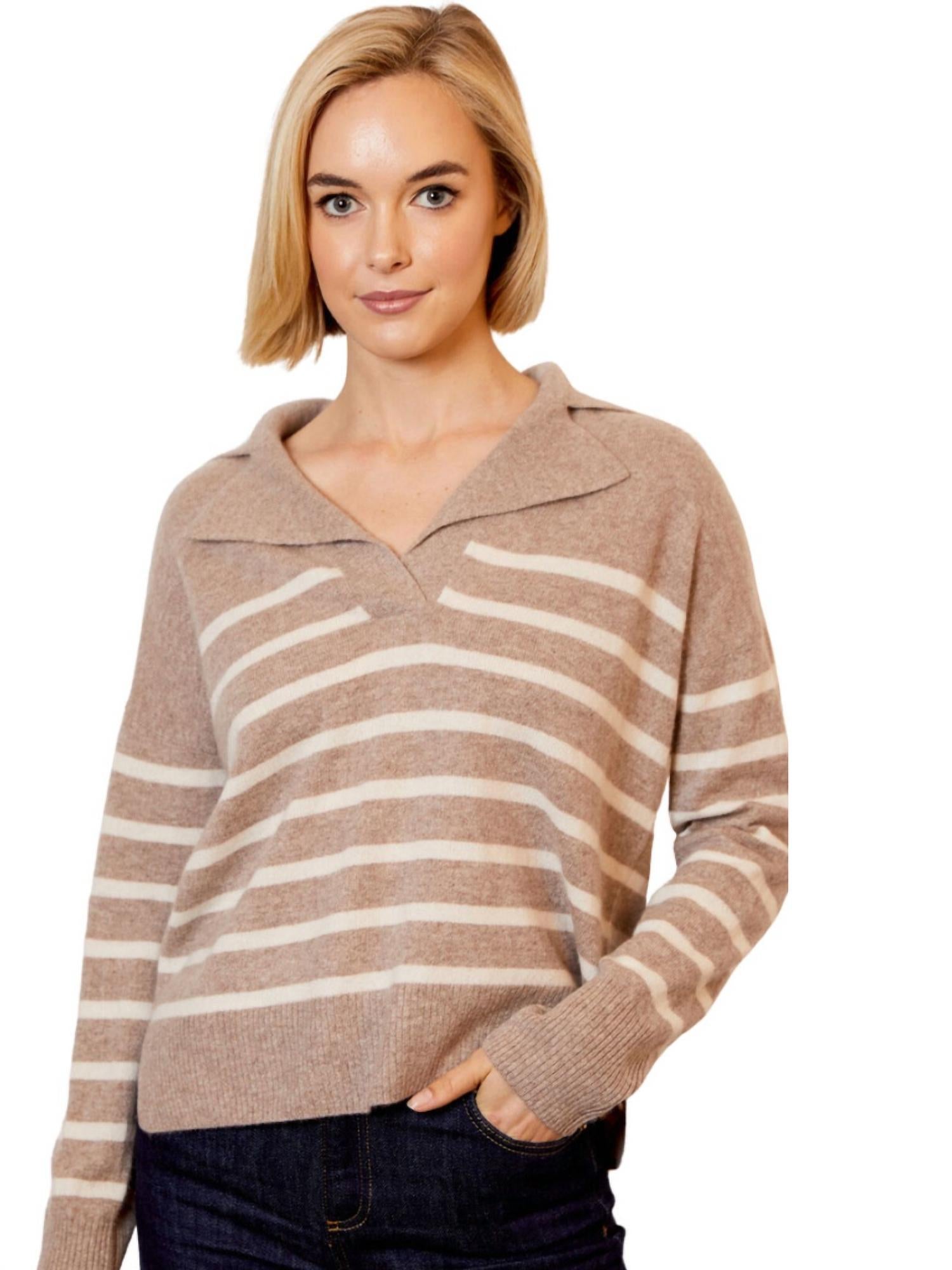 Dh New York - Notched Collar Sweater