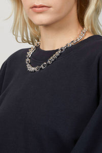 MIXED UP STATEMENT NECKLACE