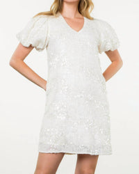 Thml - Puff Sleeve Sequin Mini Dress