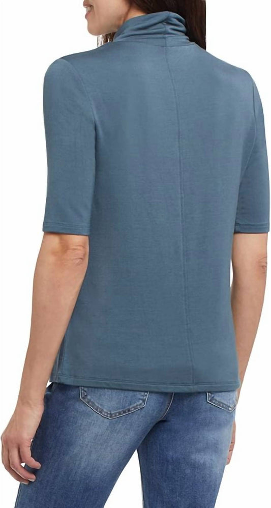 Tribal - Elbow Sleeve Mock Top