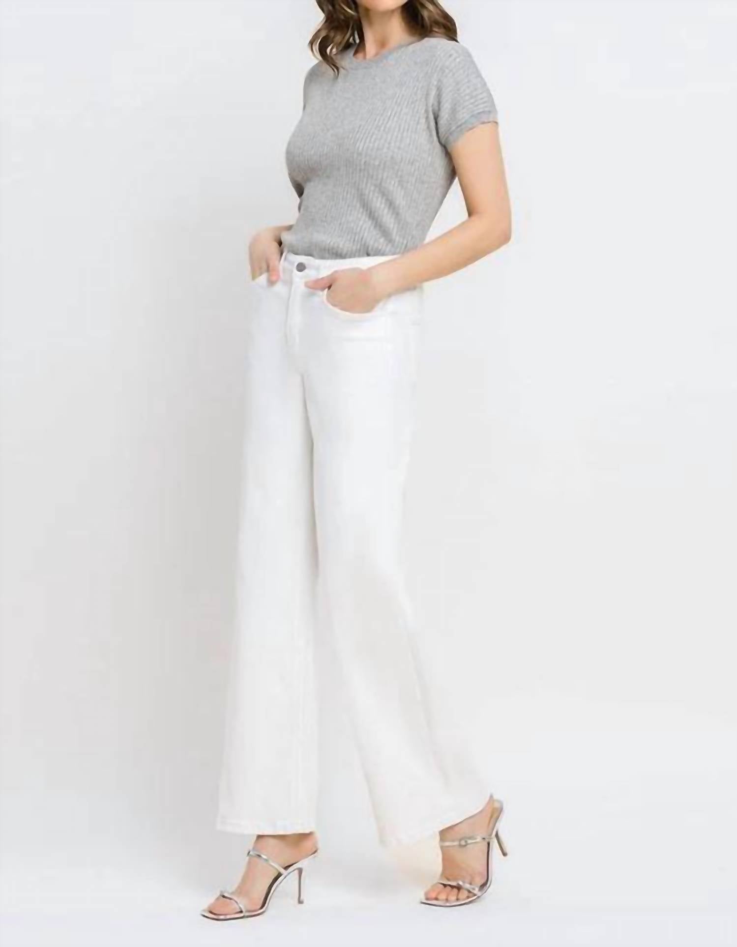 Vervet By Flying Monkey - High Rise Wide Leg Jean