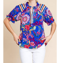 Jodifl - Happy Hacienda Floral Blouse
