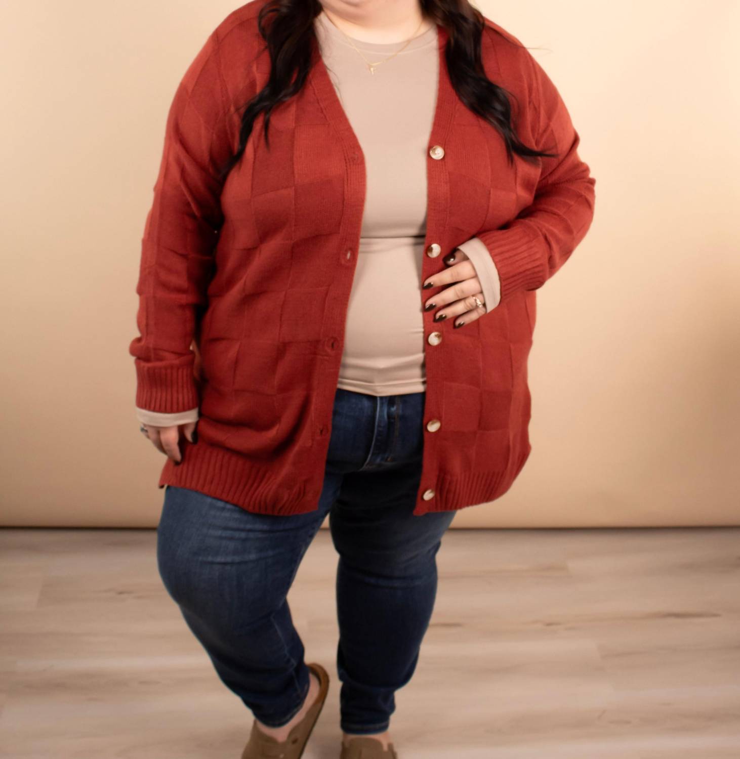 Michelle Mae - Sweater Season Textured Cardigan