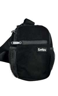 Cookies Men's Rack Pack Sling Bag in black - men's bag - detail view