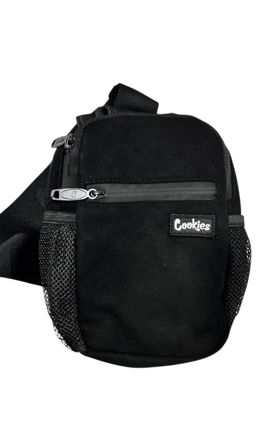 Cookies Men's Rack Pack Sling Bag in black - men's bag - detail view
