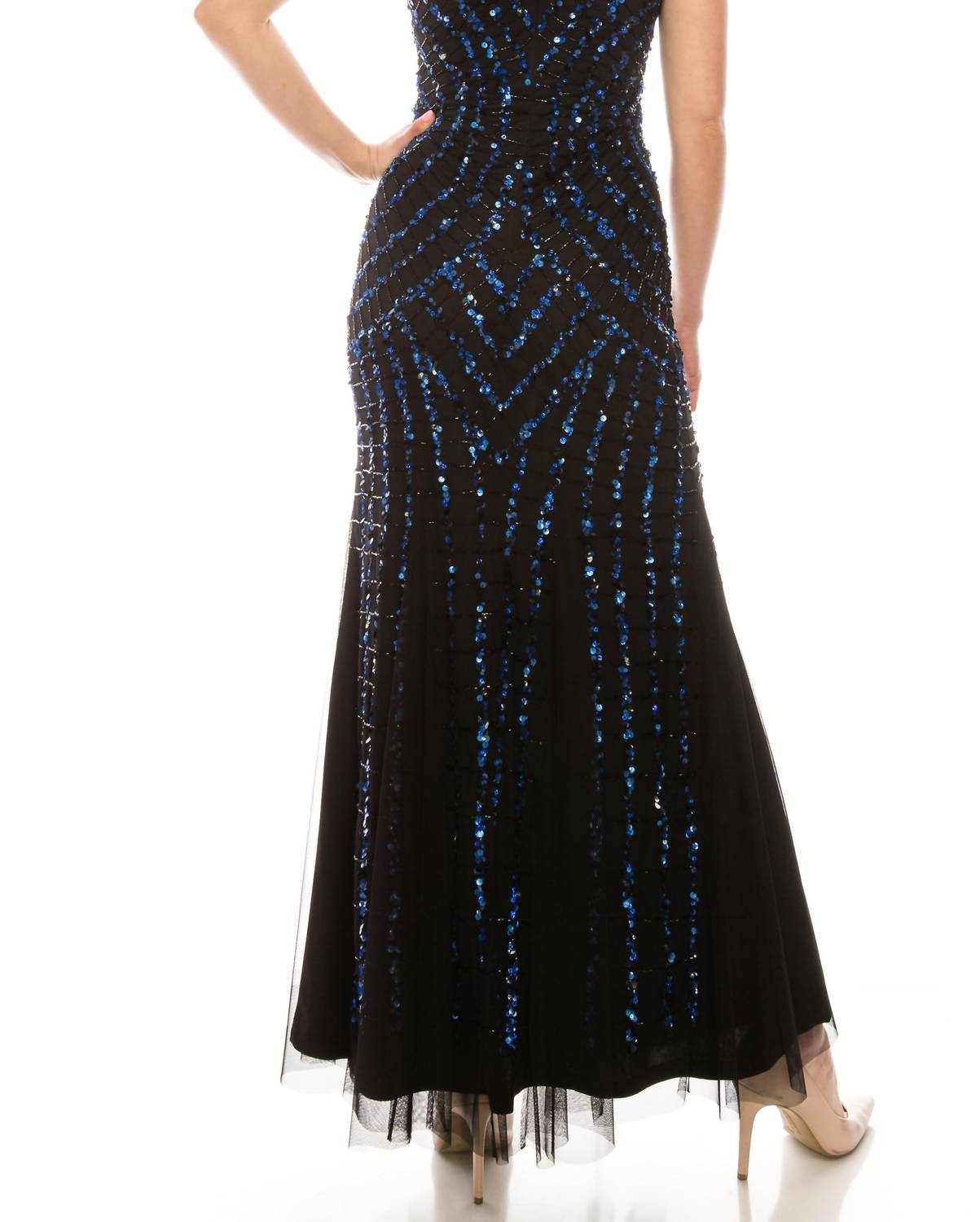 Aidan Mattox - Sleeveless Embellished Evening Dress