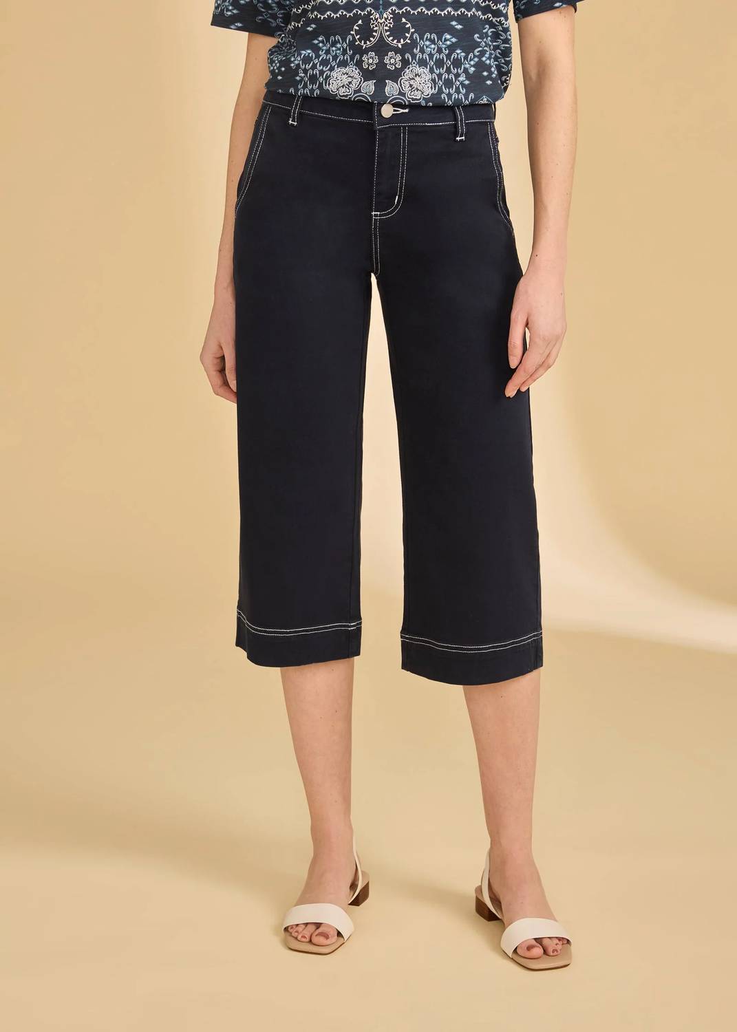 Fdj - Olivia Wide Capri Pants
