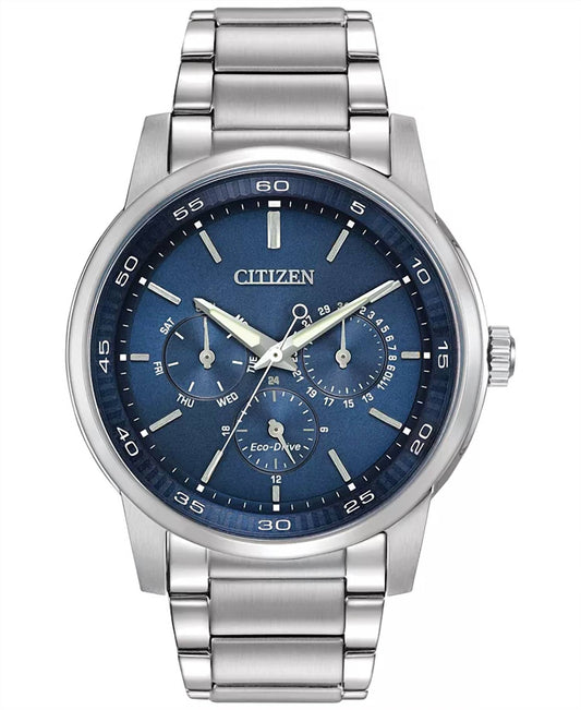 Citizen - Men's Dress Eco-Drive Stainless Steel Watch